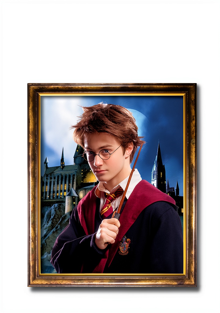 Harry Potter Cinematic Guide book cover showing magical scenes