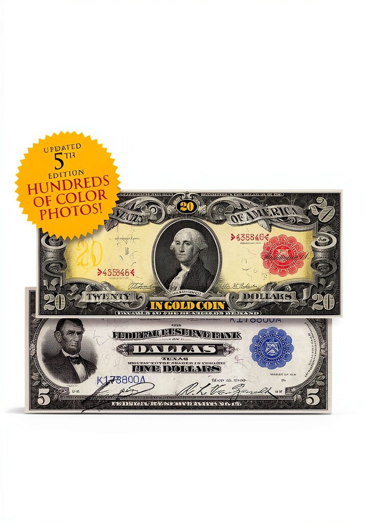 Official Whitman Guidebook cover showcasing paper money examples