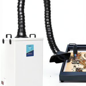FumeClear FC2004 Fume Extractor Laser Engraving Triple-0