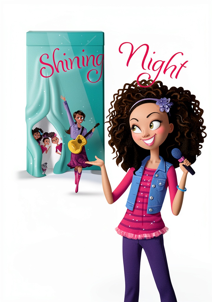 Zonderkidz Faithgirlz book open on a tablet