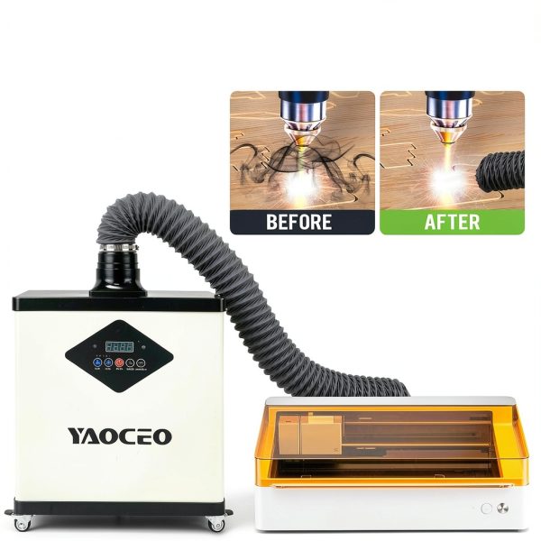 Fume Extractor Yaochen 220W Metal PVC Design-3