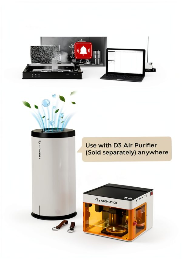 Atomstack D3 Air Purifier for Laser Cutting-2