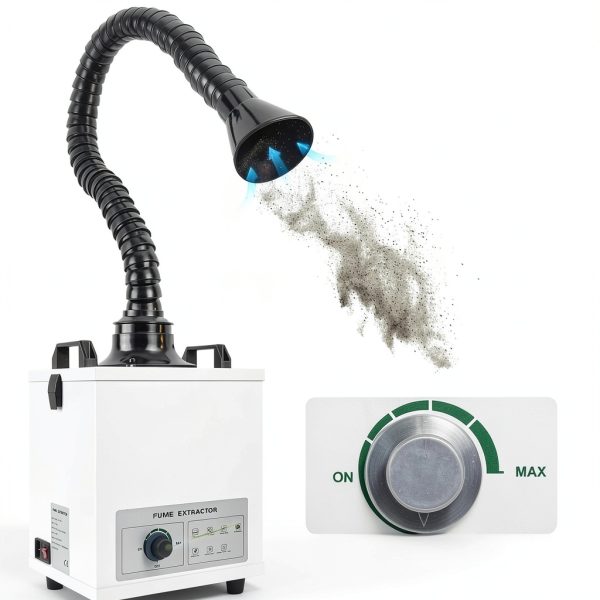 LVCHEN 120W Fume Extractor Aluminum DC 110V-2