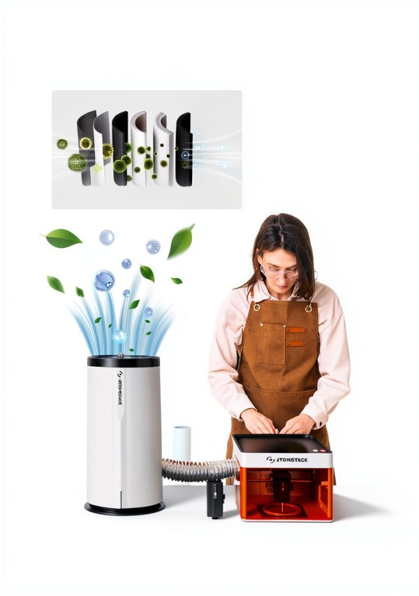 Atomstack D3 Air Purifier for Laser Cutting-1