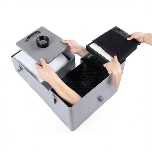 Solder Fume Extractor KOONE 120W Gray Bench Model-6