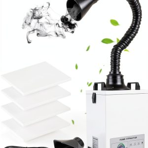 LVCHEN 120W Fume Extractor Aluminum DC 110V-0