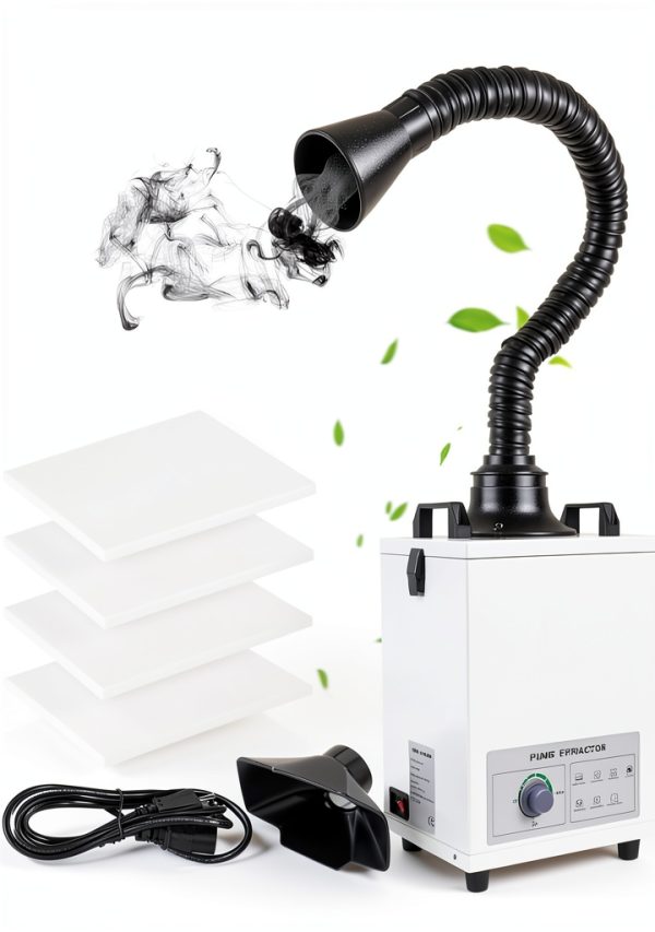 LVCHEN 120W Fume Extractor Aluminum DC 110V-0