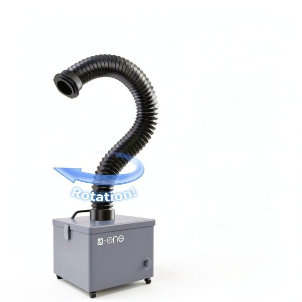 Solder Fume Extractor KOONE 120W Gray Bench Model-2