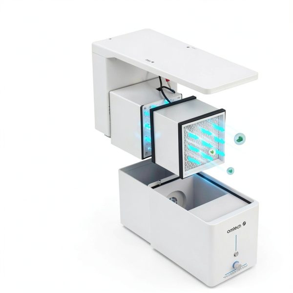 60W Fume Extractor OMTech with HEPA Filtration-1