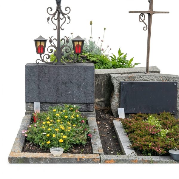 Cardinal Grave Decorations Rngmsi Metal Stakes 13x12in DoubleSided-2