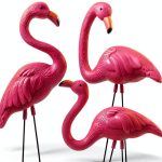 Pink Flamingo Yard Decorations JOYIN 3 Pack Large Plastic Stakes 20in-0